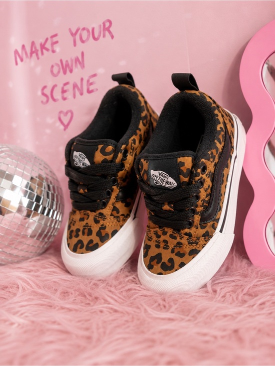 Vans Other - Vans Girl Size 11 Tan and Black Leopard Sneakers | Brand New in Box